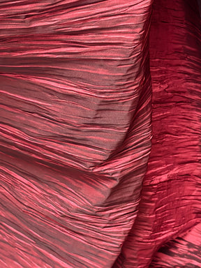 Wine/Black Crushed Dark 3 Tone Taffeta - P609