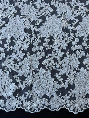 Ivory Sequin Lace - EB3014