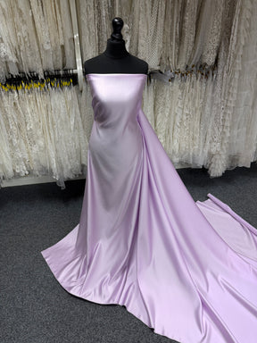 Orchid Pink Polyester Duchess Satin - Contessa