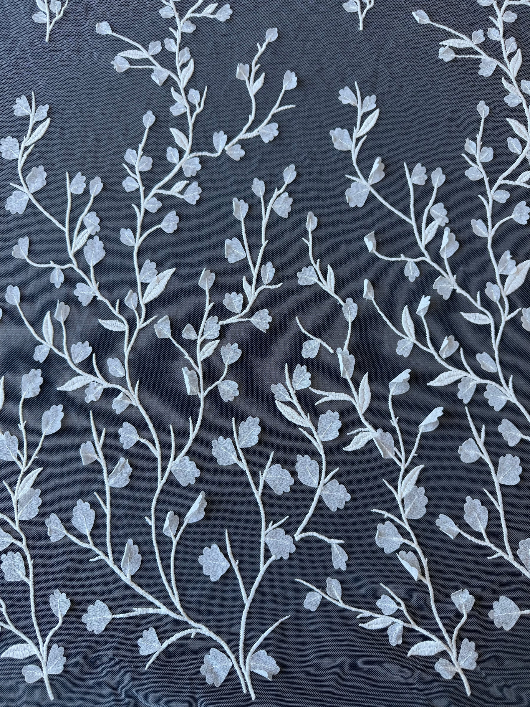 Ivory Embroidery Lace - EB5028