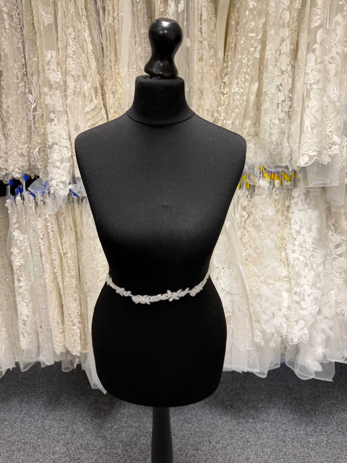 Ivory Beaded Lace Trim - EH2013