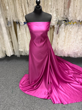 Cerise Polyester Duchess Satin - Contessa
