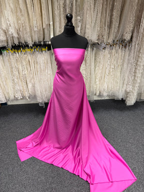 Cerise Polyester Satin - Majestic