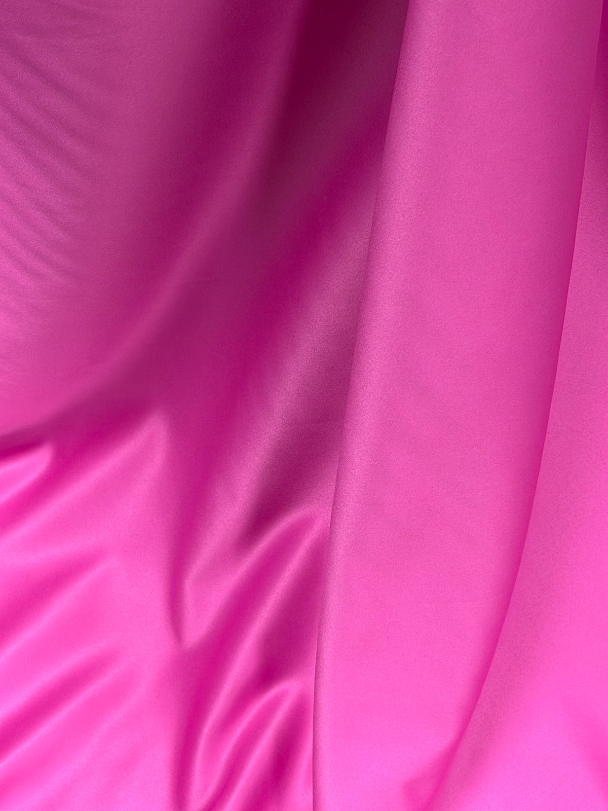 Cerise Polyester Satin - Majestic