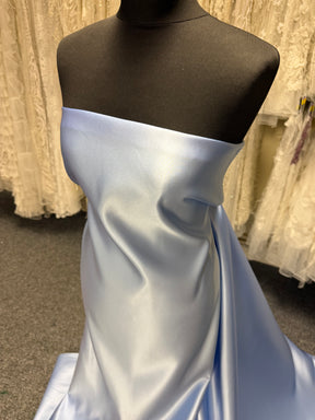 Sky Blue Polyester Duchess Satin - Contessa