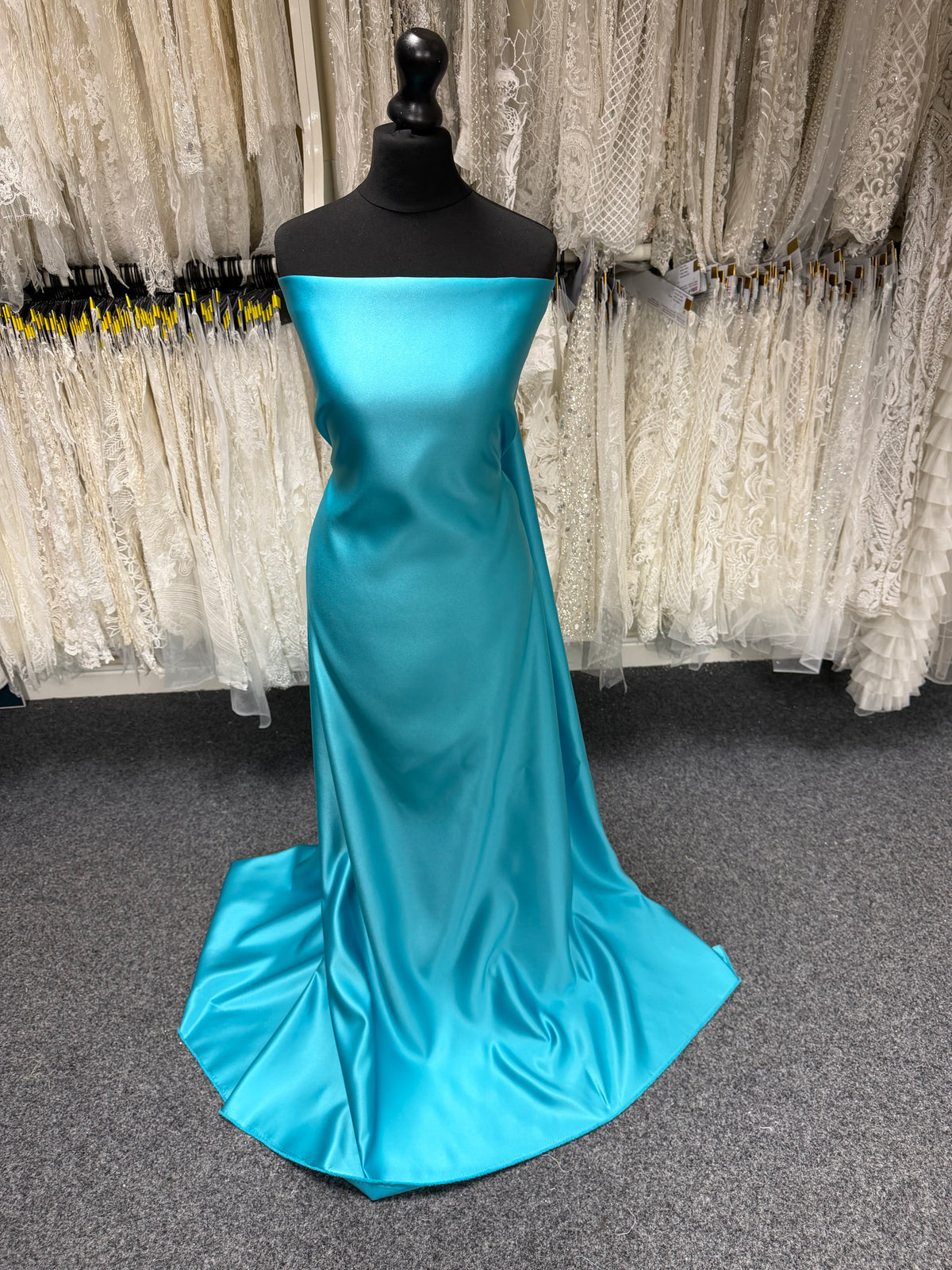 Kingfisher Polyester Duchess Satin - Contessa