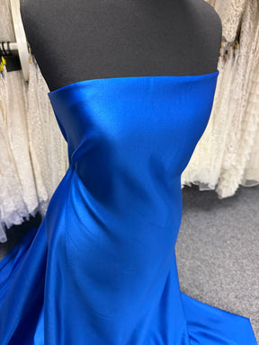 Cobalt Polyester Duchess Satin - Contessa