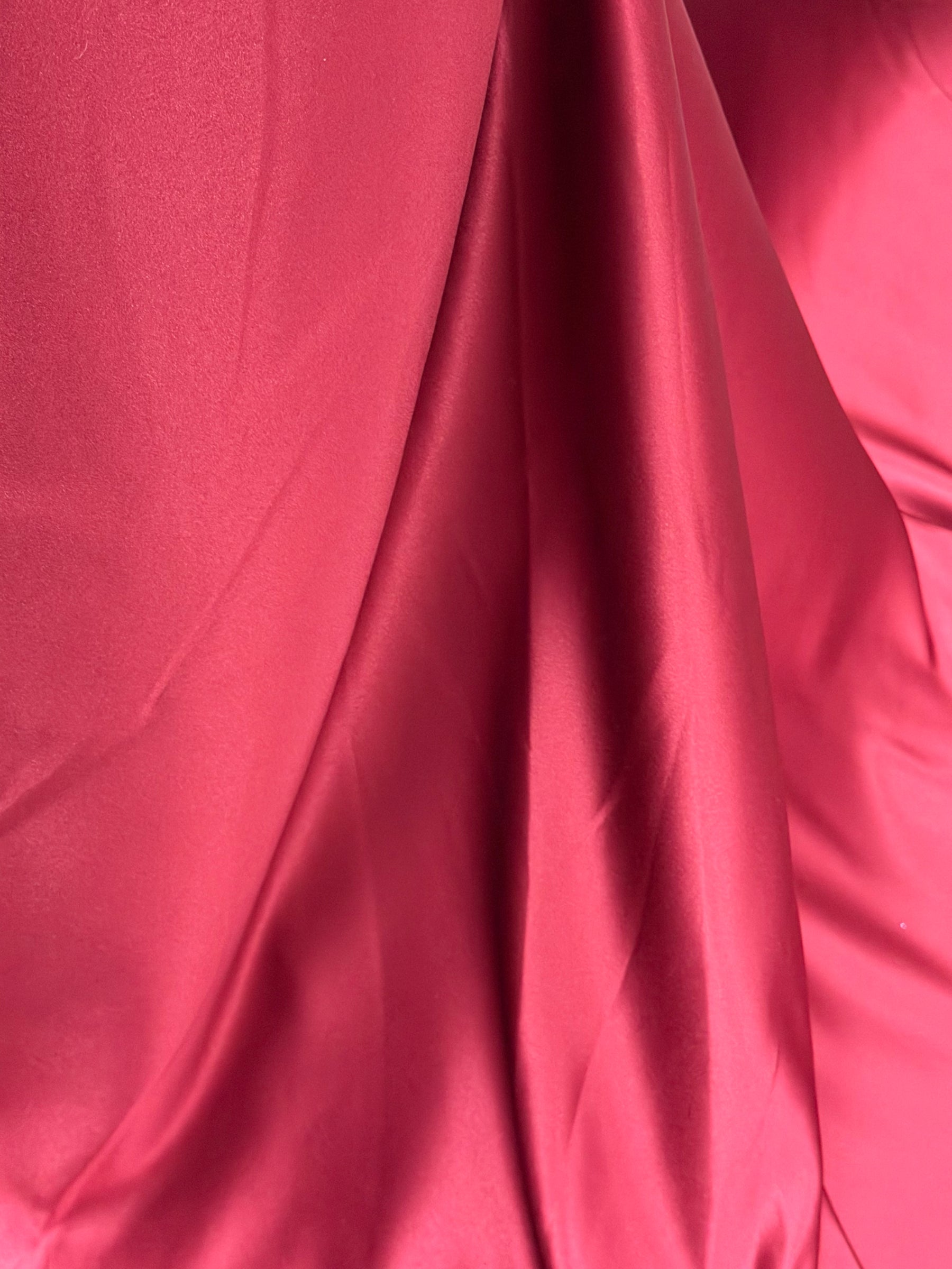 Maroon Polyester Duchess Satin - Contessa