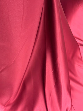 Maroon Polyester Duchess Satin - Contessa