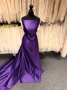 Purple Polyester Satin - Contessa