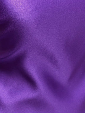 Purple Polyester Satin - Contessa