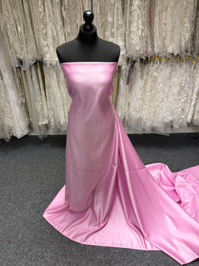 Pink Polyester Duchess Satin - Contessa