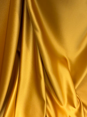 Mustard Polyester Duchess Satin - Contessa
