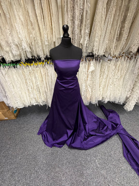 Dark Purple Polyester Taffeta - P75