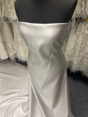 Silver Polyester Satin - Contessa (CF)