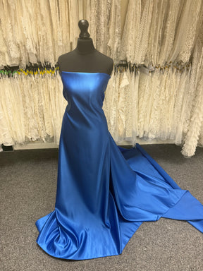 Royal Blue Polyester Satin - Contessa (CF)
