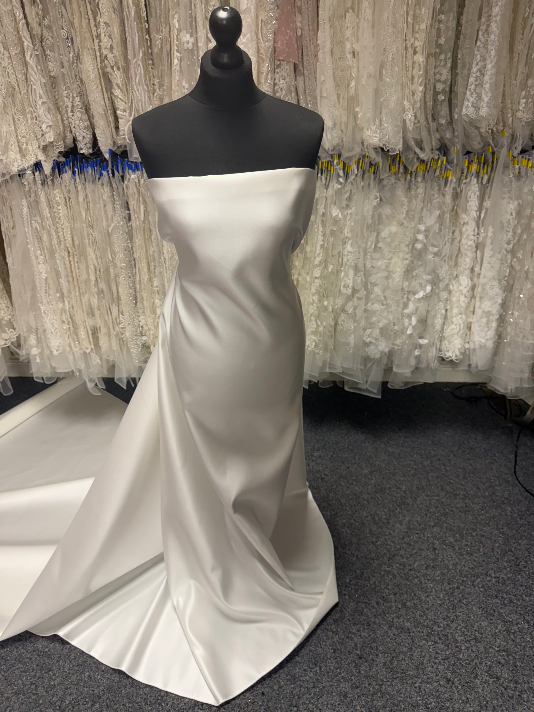 Porcelain Polyester Satin - Contessa (CF)