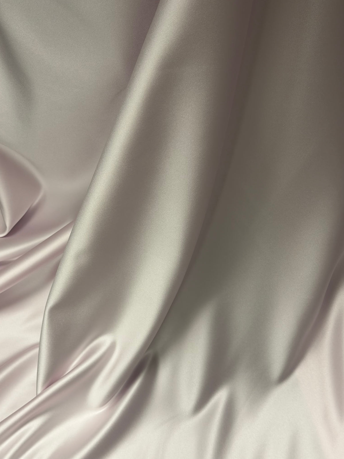 Pastel Pink Polyester Duchess Satin - Contessa