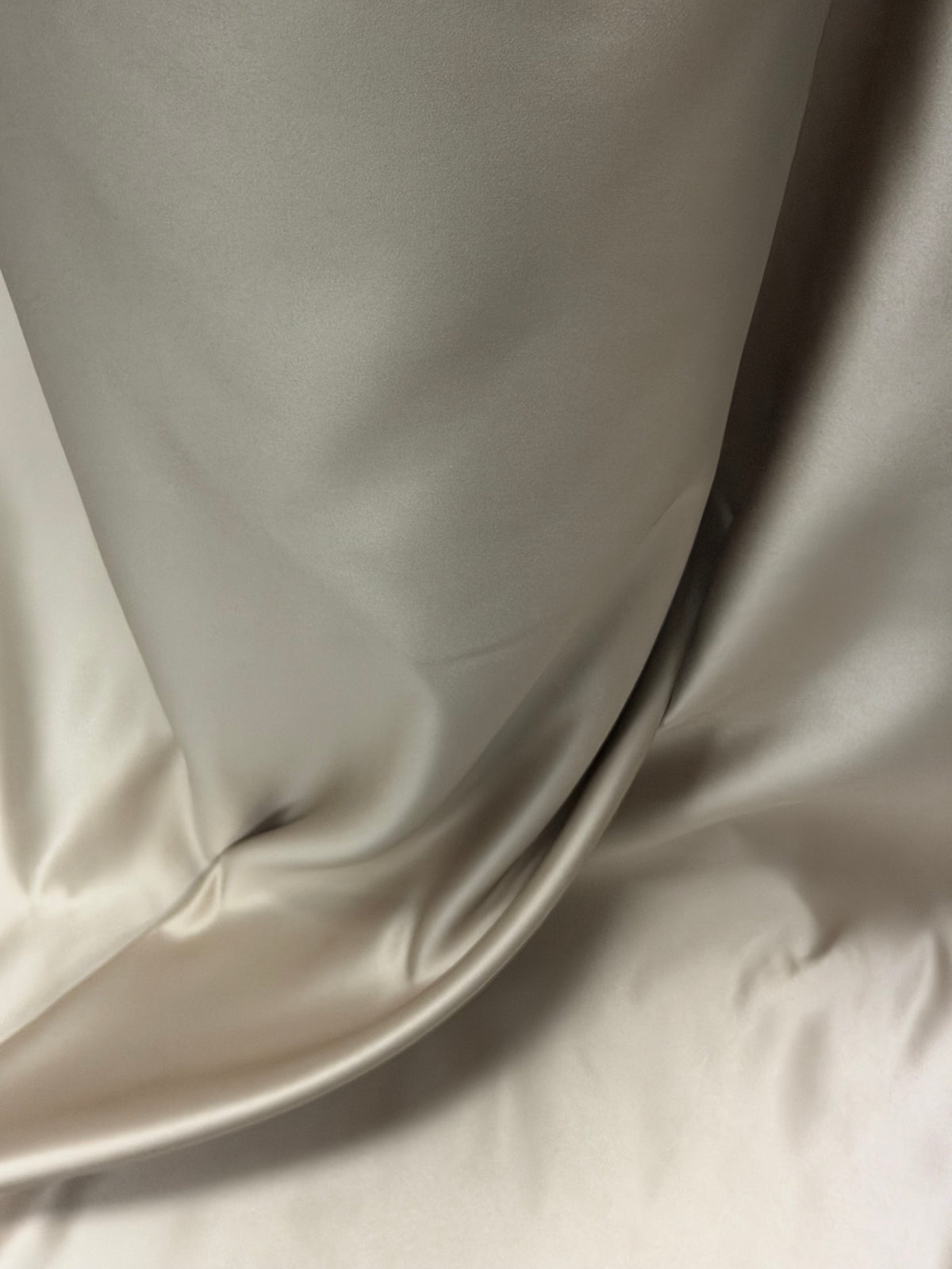 Beige Polyester Duchess Satin - Contessa