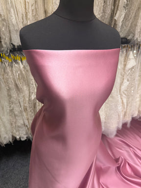 Dusky Pink Polyester Satin - Contessa