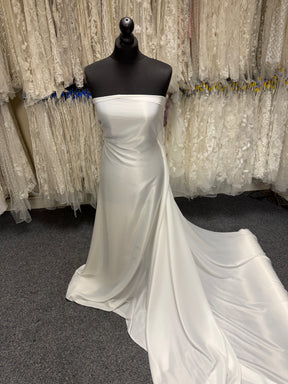 Pale Ivory Lightweight Satin - PB1007
