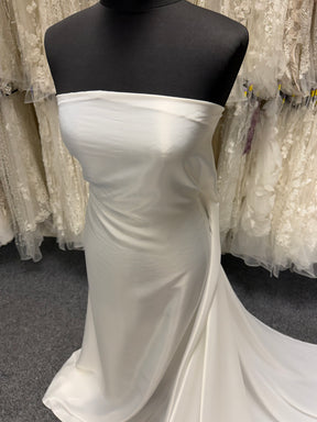Pale Ivory Lightweight Satin - PB1007