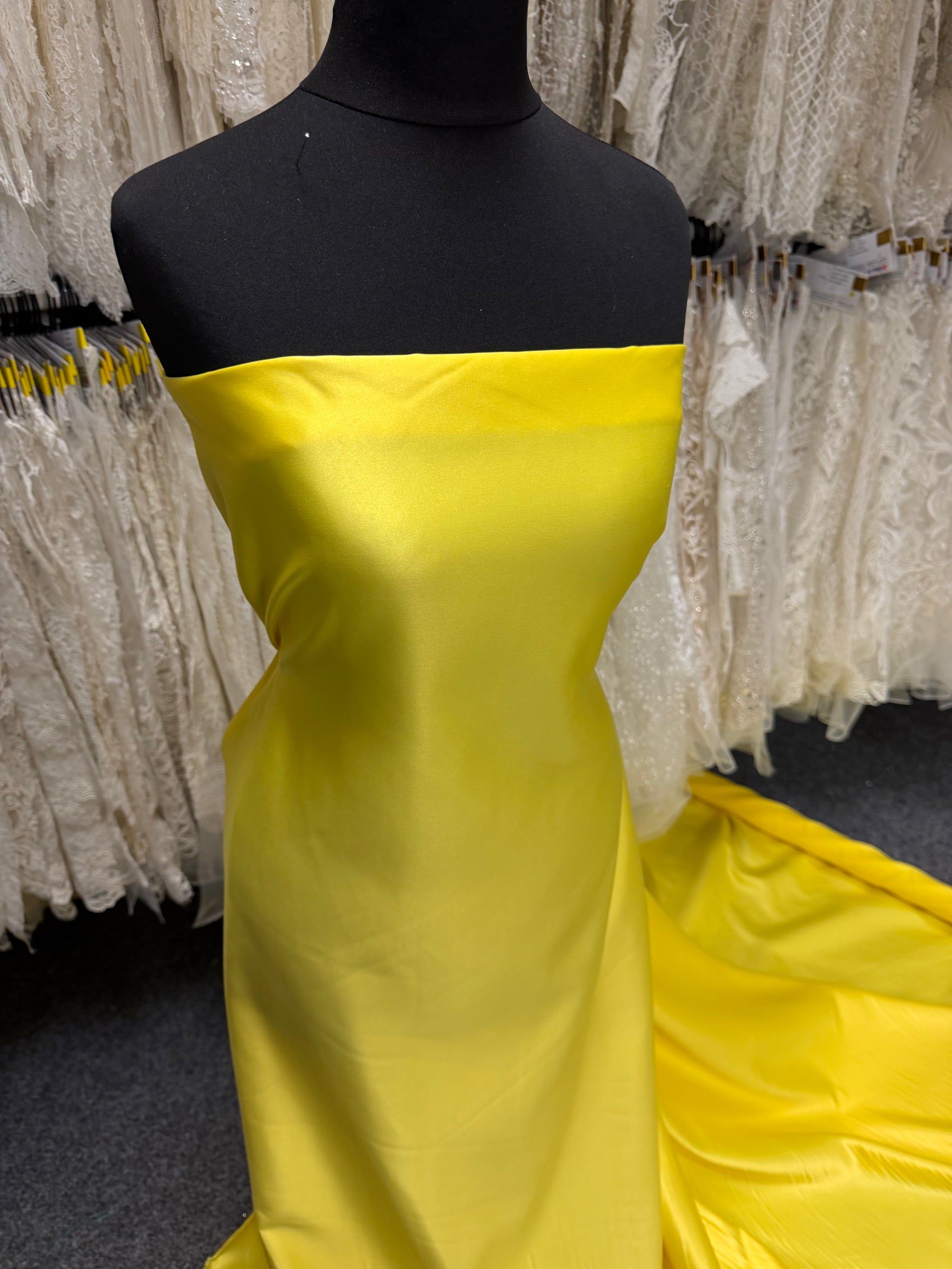 Lemon Polyester Satin - Majestic