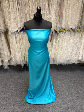 Turquoise Polyester Satin - Majestic