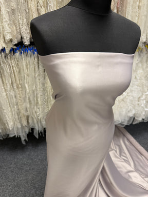 Oyster Polyester Satin - Majestic