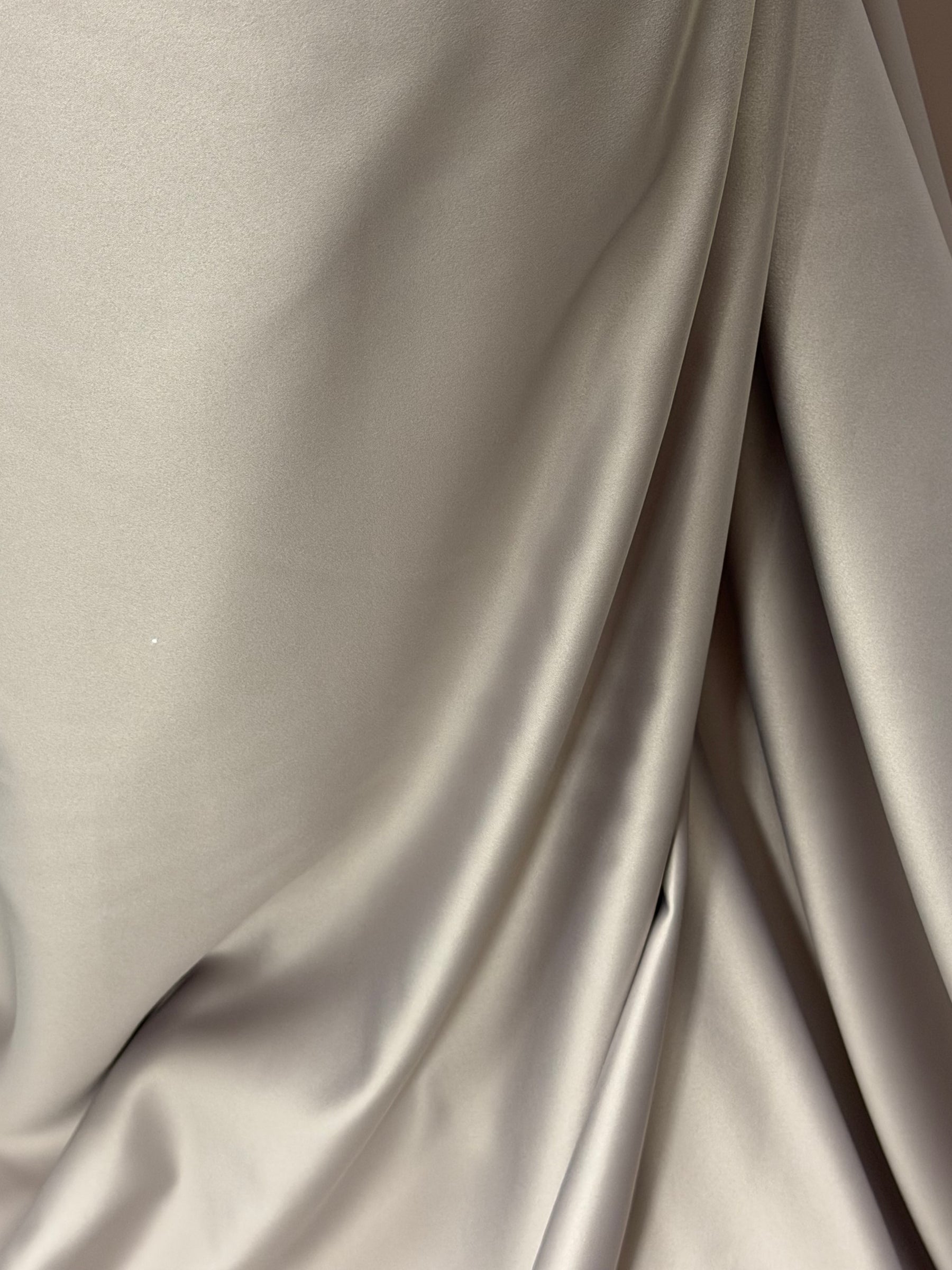 Oyster Polyester Satin - Majestic