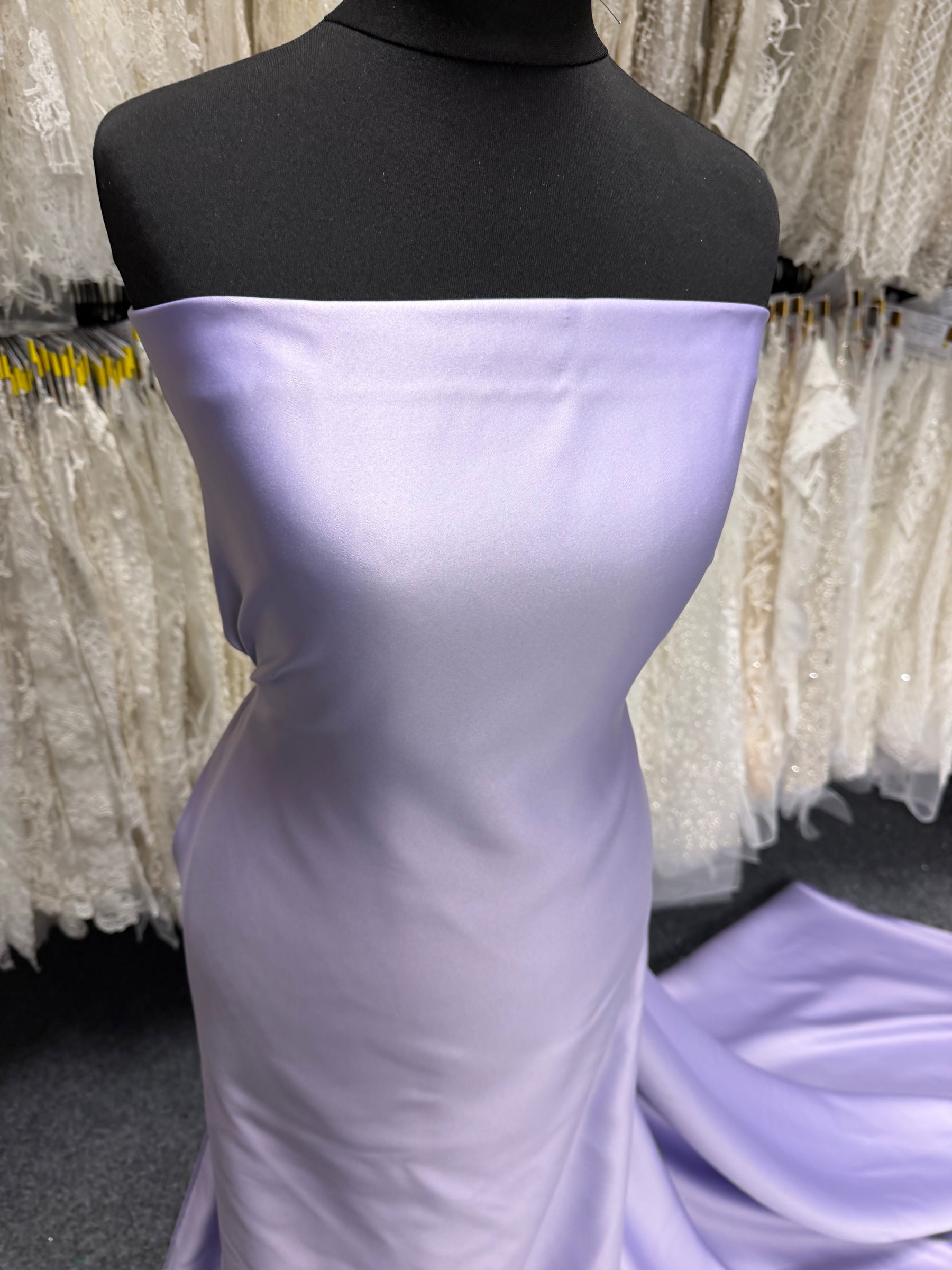 Orchid Polyester Satin - Majestic