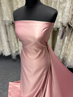 Antique Rose Polyester Satin - Majestic