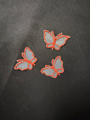 Burnt Orange Butterfly Applique - M1