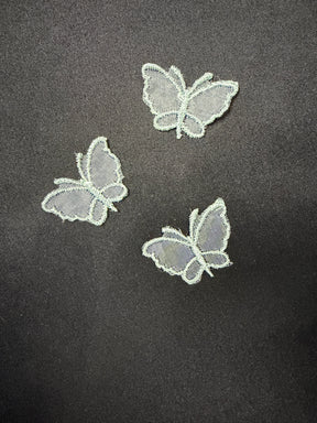 Misty Green Butterfly Applique - M1
