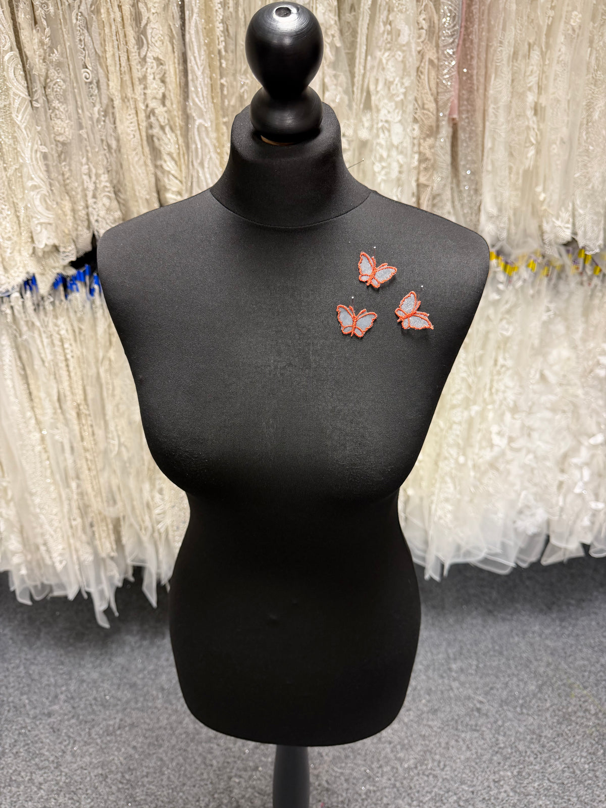 Burnt Orange Butterfly Applique - M1