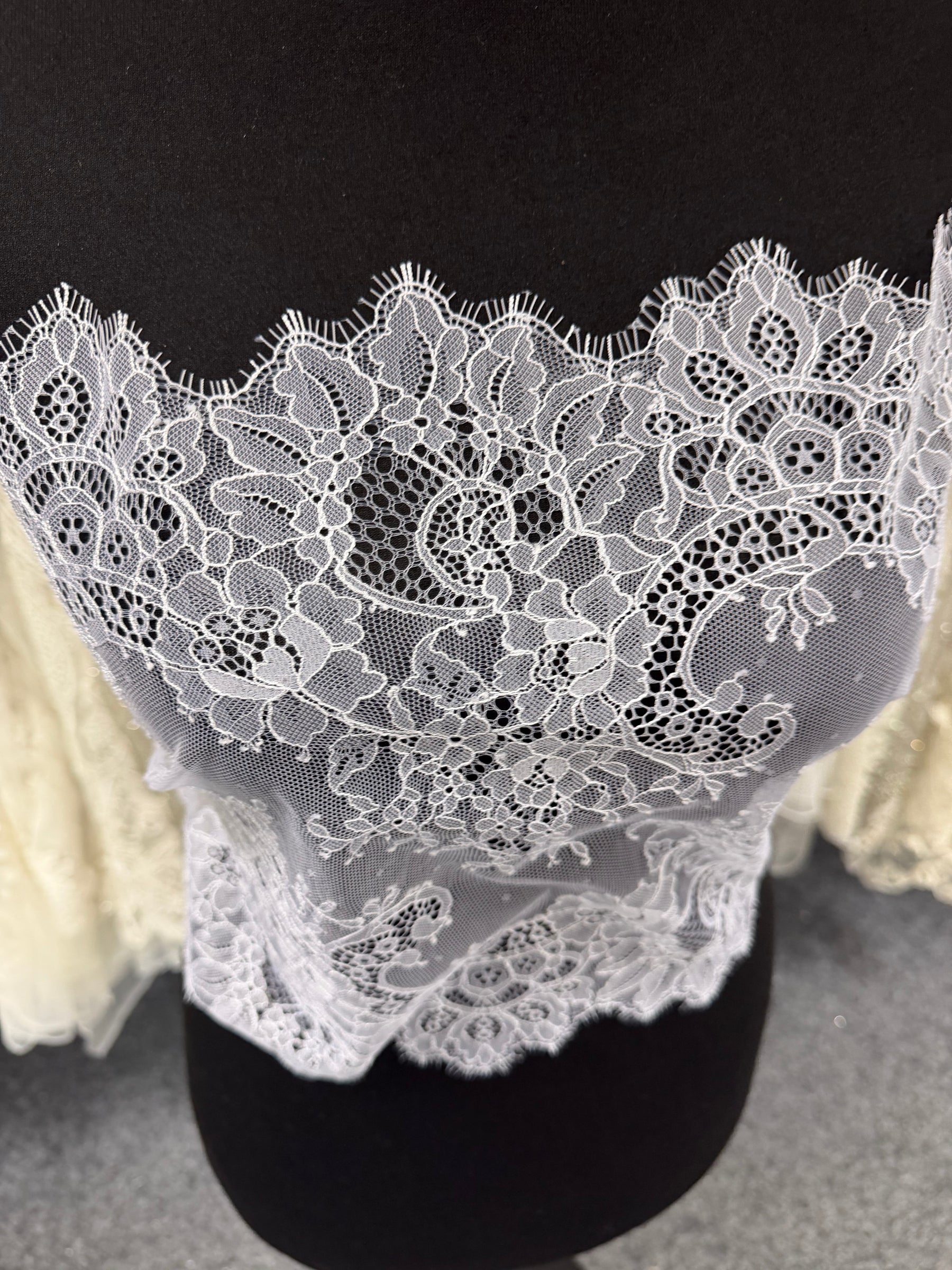 White Lace Trim - Katherine (T372)