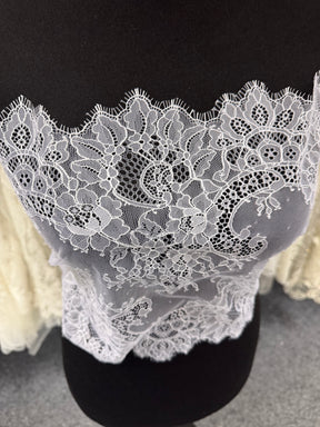 White Lace Trim - Katherine (T372)