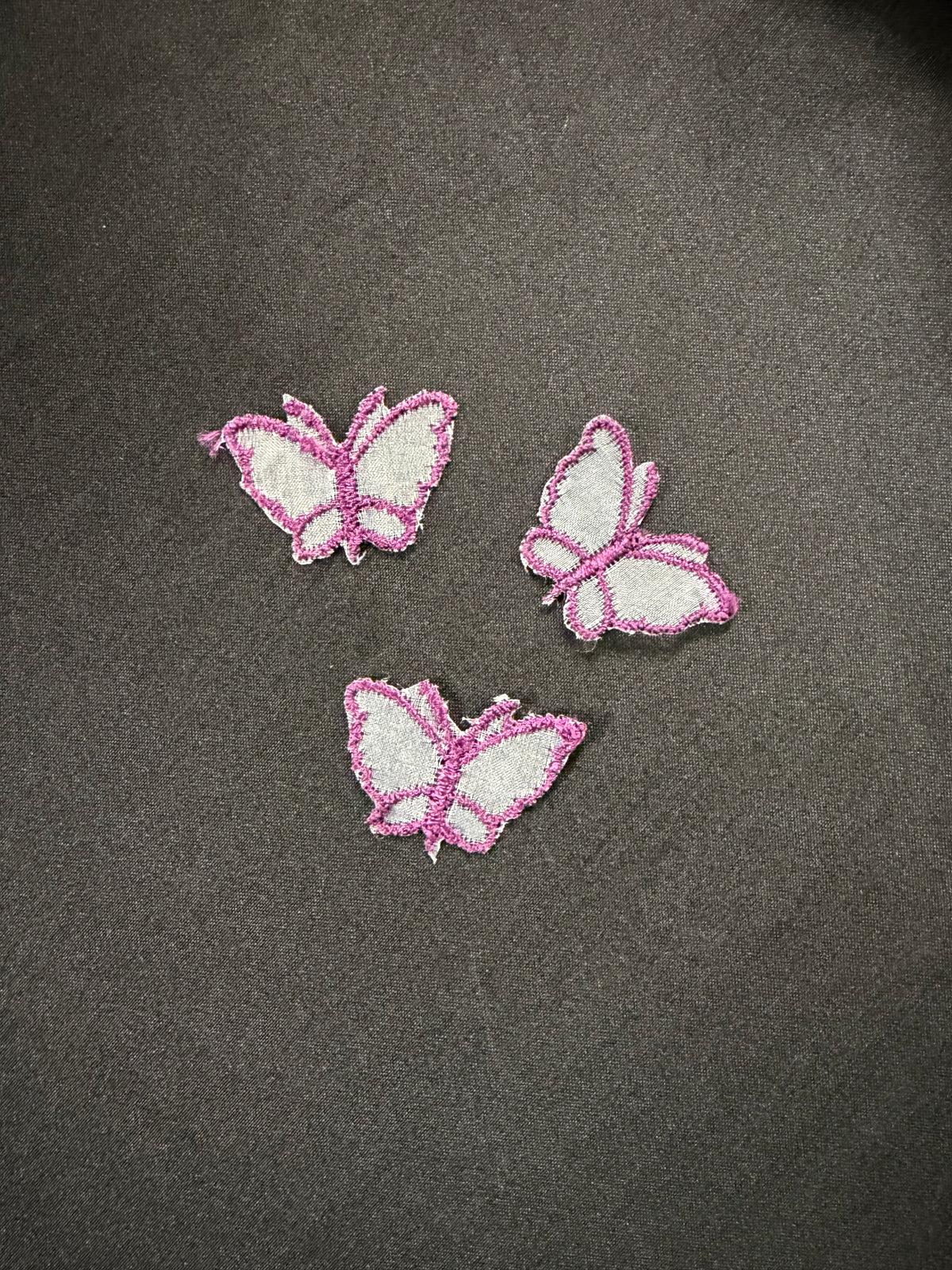Purple Butterfly Applique - M1