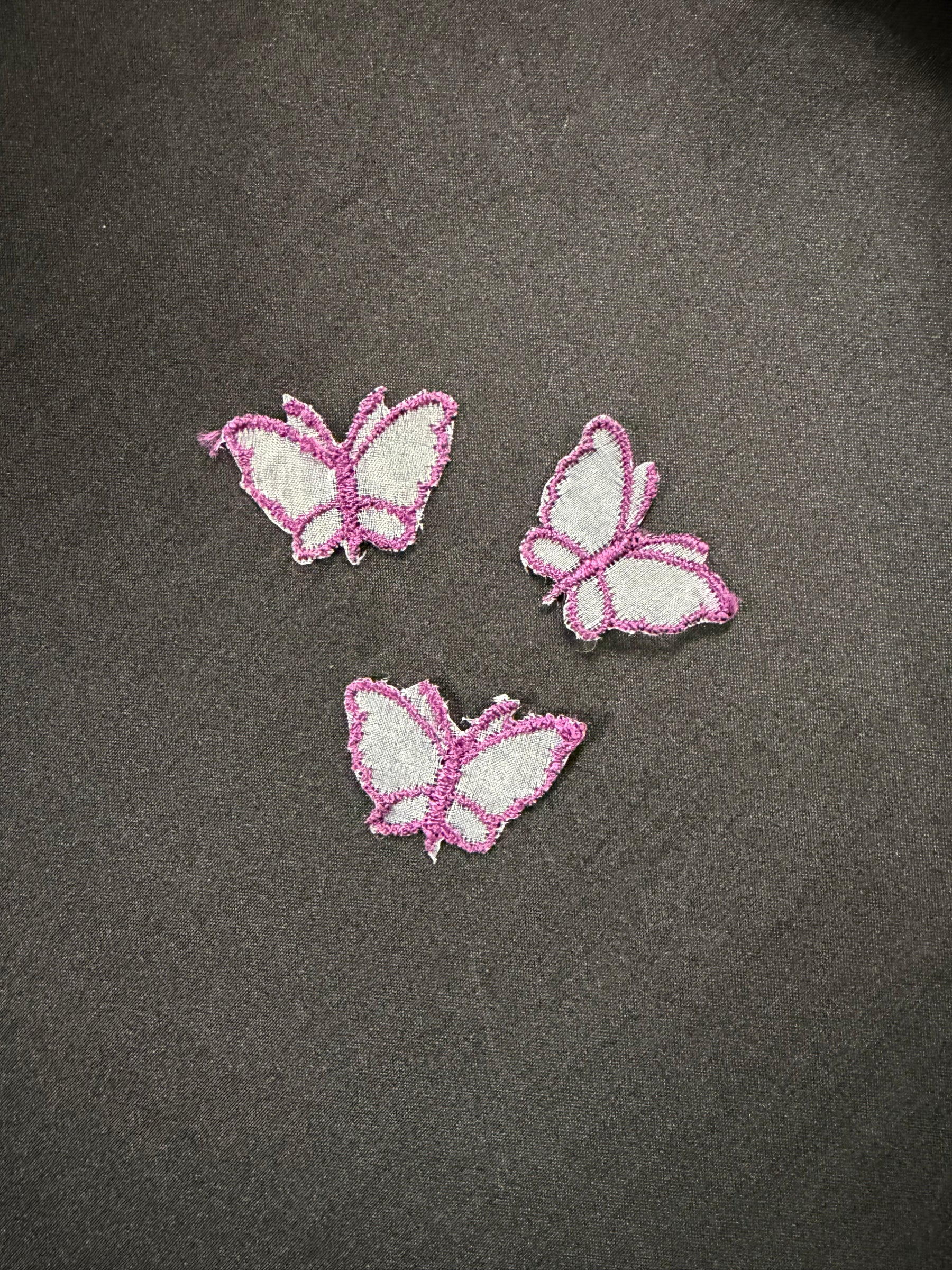 Purple Butterfly Applique - M1