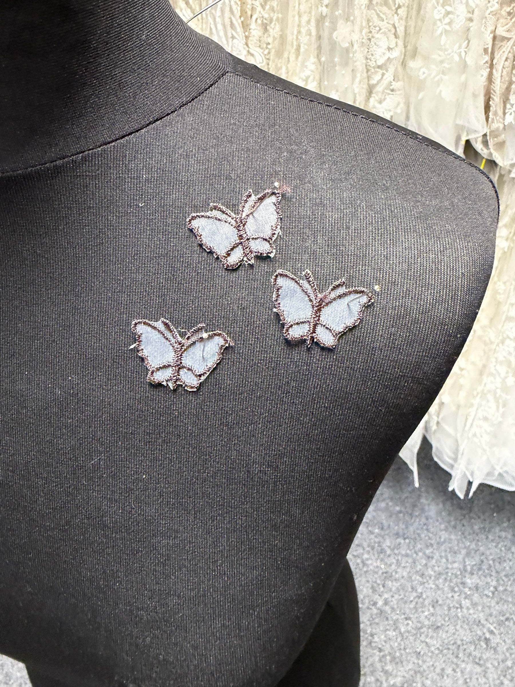 Chocolate Butterfly Applique - M1