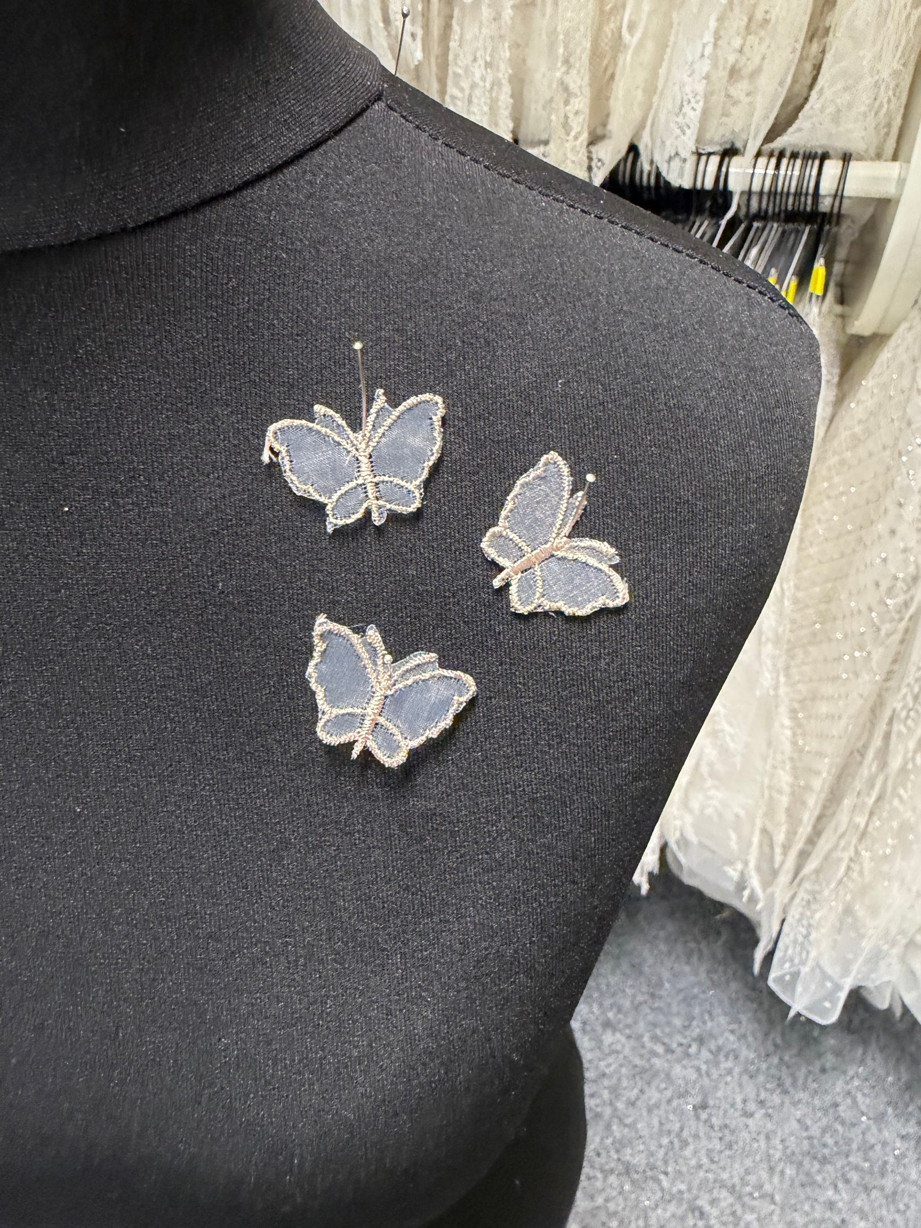 Coffee Butterfly Applique - M1