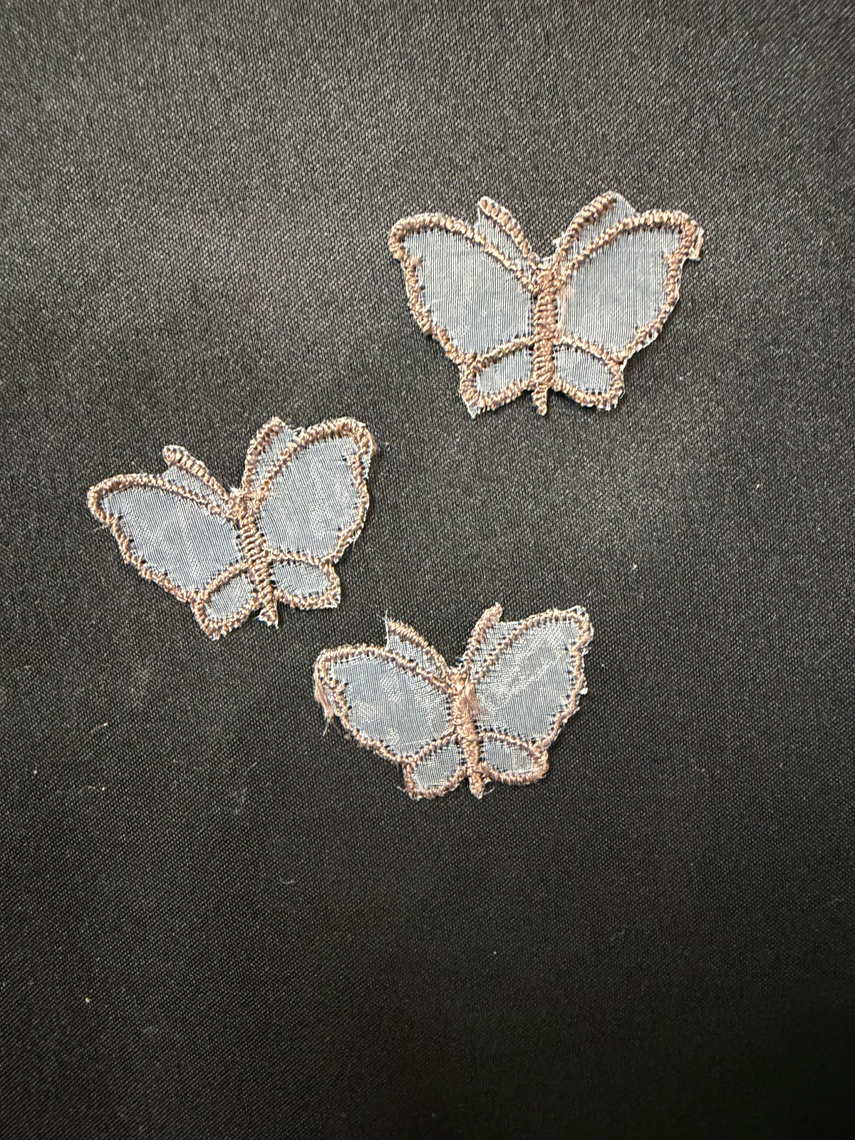 Mid Cocoa Butterfly Applique - M1