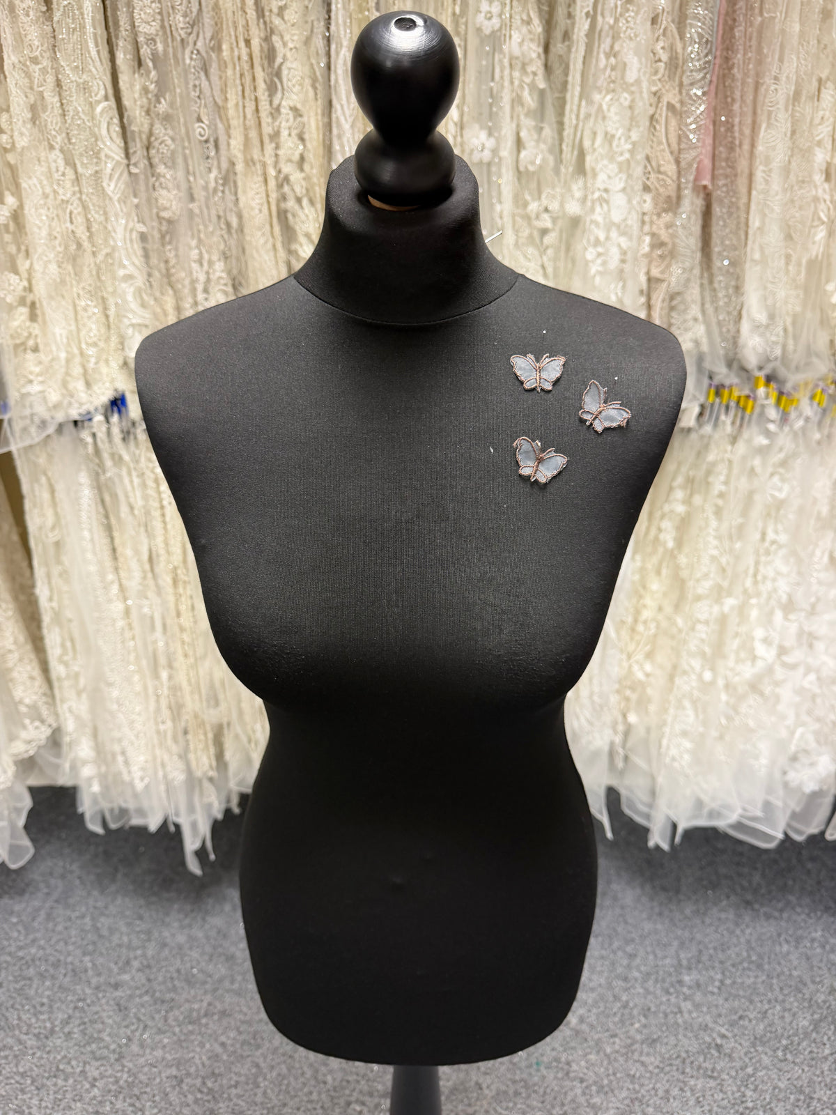 Mid Cocoa Butterfly Applique - M1