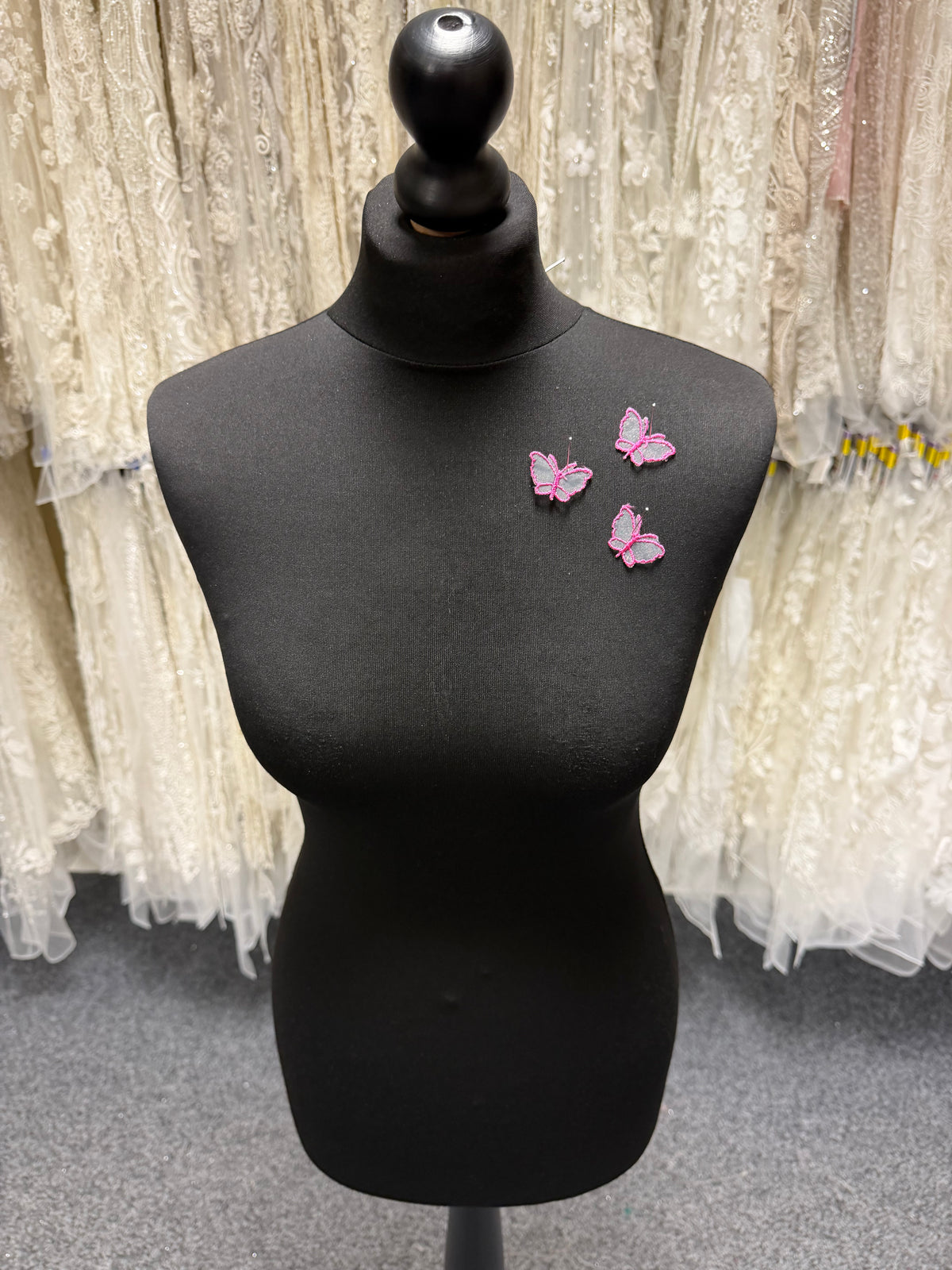 Fuchsia Butterfly Applique - M1