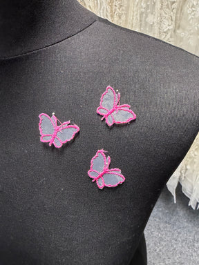 Fuchsia Butterfly Applique - M1