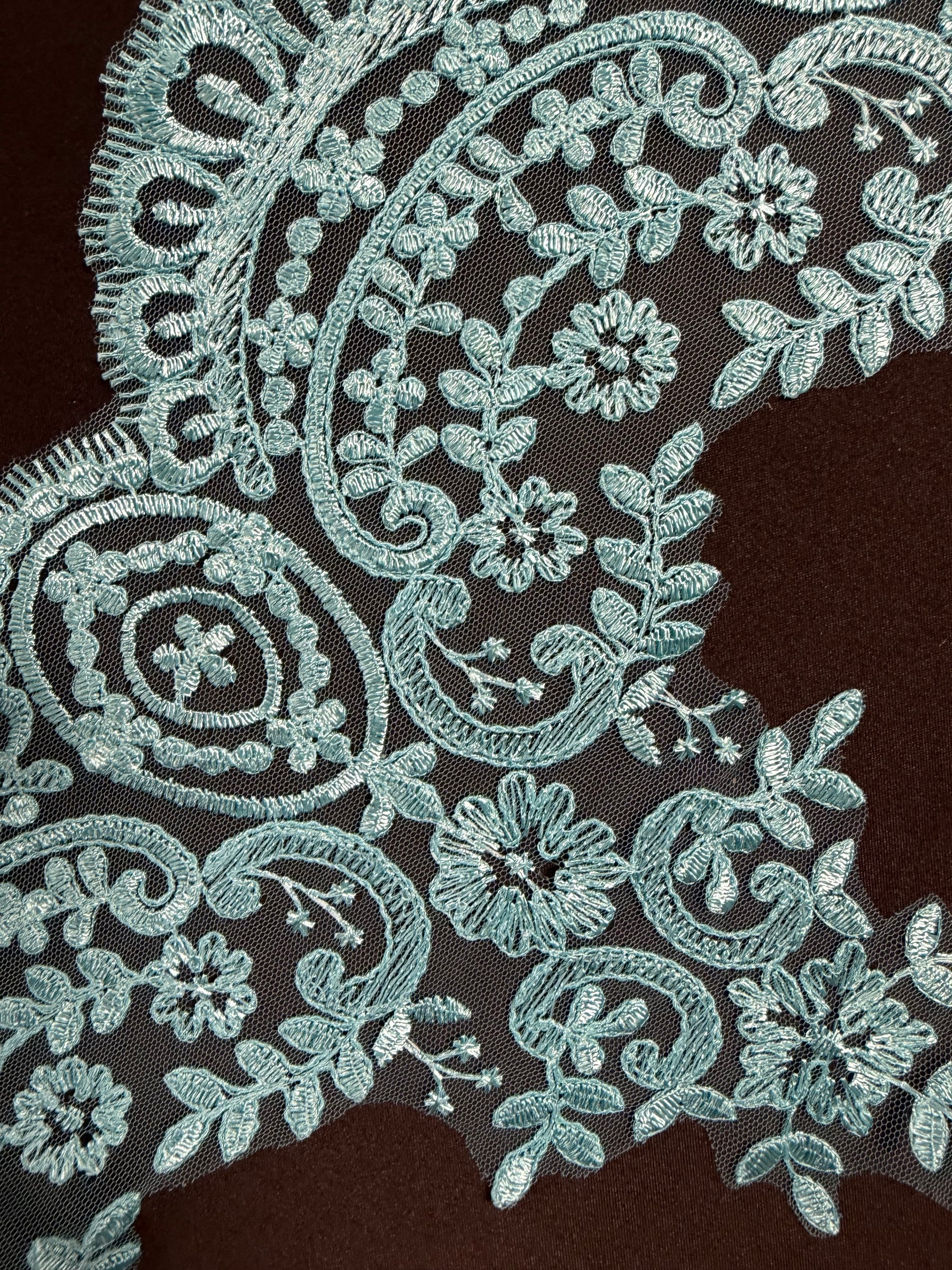 Topaz Corded Lace Trim - T623