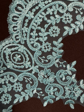 Topaz Corded Lace Trim - T623