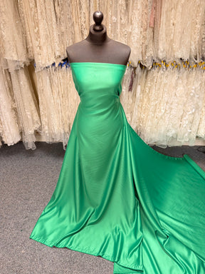 Emerald Polyester Satin - Majestic