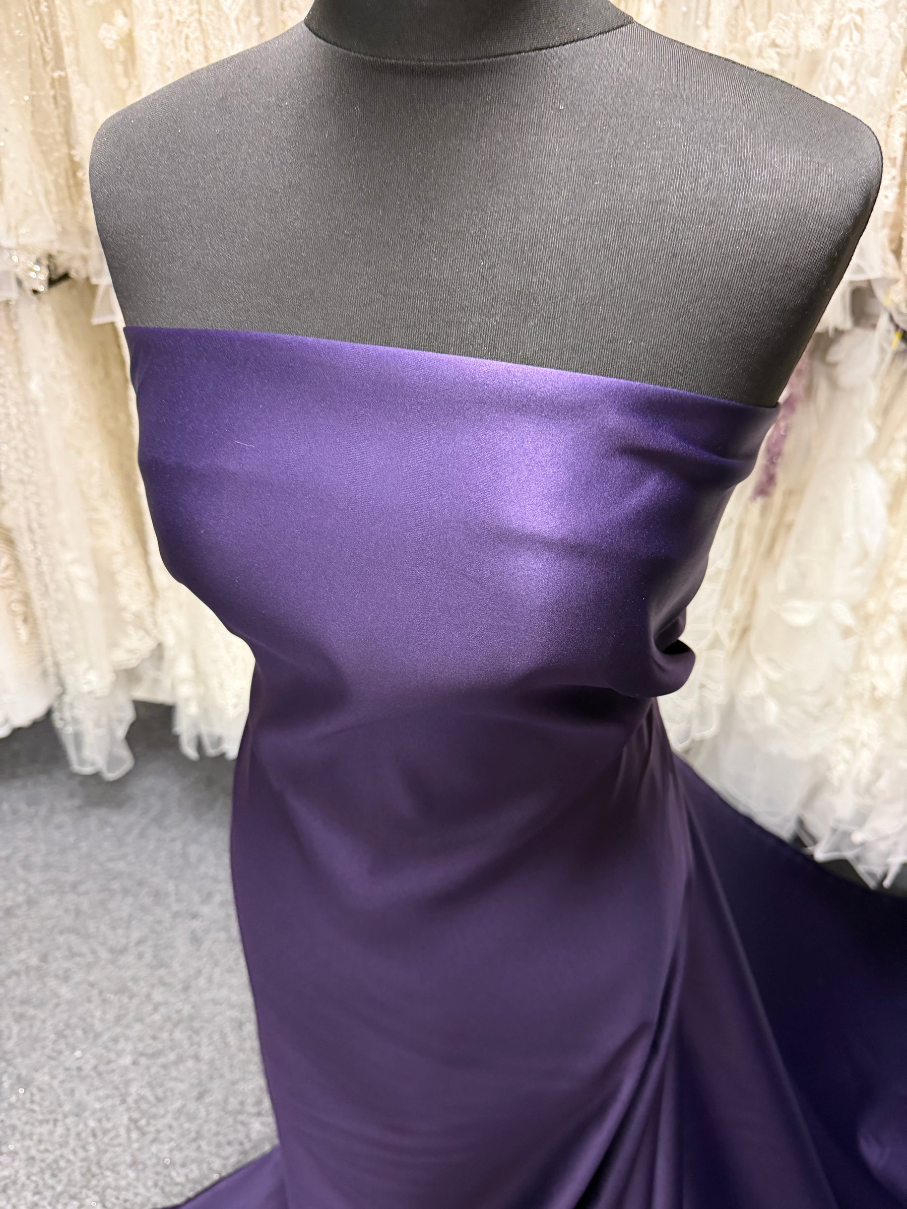 Amethyst Polyester Satin - Majestic