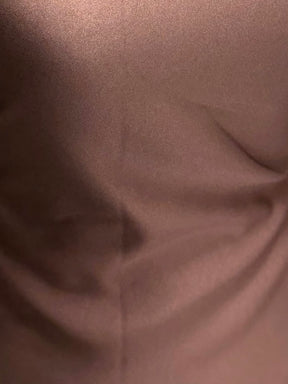 Chocolate Polyester Satin - Majestic